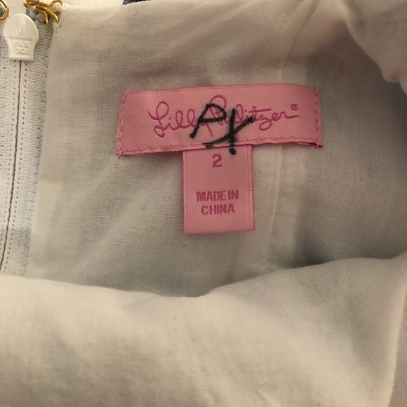 Lilly Pulitzer Bethany Dress in Tide Blue - Picture 7 of 7